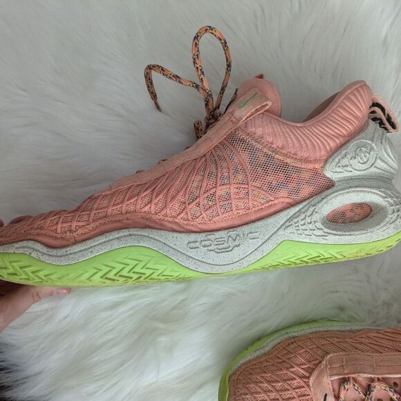 Nike Cosmic Unity Floral Apricot Agate/Black-Lime Glow DA6725-800 Shoes Size 12 - Picture 3 of 9